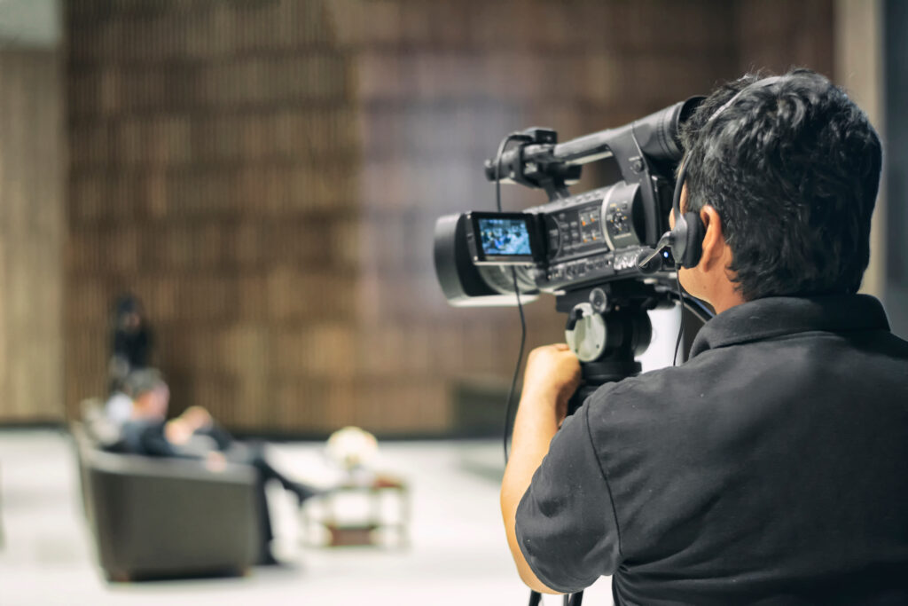 Kameramann für ein Firmenvideo 